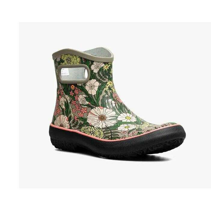 Bogs Womens Patch Ankle Boot Vintage Floral,WOMENSFOOTWEARRUBBER,BOGS,Gear Up For Outdoors,