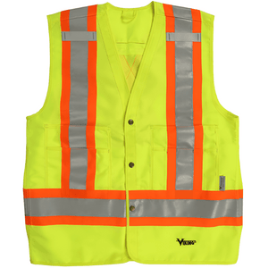 Viking Class 2 Tall BTE Deluxe Safety Vest - Reflective Material with Night Glow Tape,MENSWORKWEARALL,VIKING,Gear Up For Outdoors,