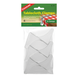 Coghlan's Tablecloth Clamps - 6 Pack,EQUIPMENTCOOKINGACCESSORYS,COGHLANS,Gear Up For Outdoors,