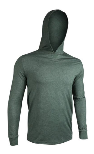 2UNDR Mens Long Sleeve Hooded Tee