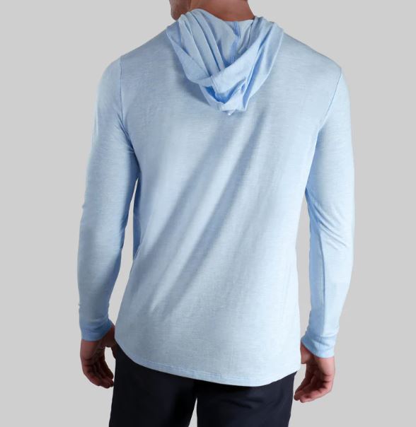 2UNDR Mens Long Sleeve Hooded Tee