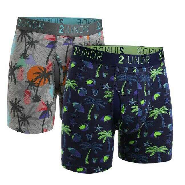 2UNDR Mens Swing Shift Boxer Brief 6 inch 2 Pack,MENSUNDERWAREUNDIES,2UNDR,Gear Up For Outdoors,