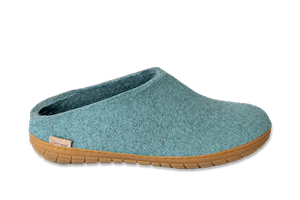 Glerups Unisex The Slipper with Rubber Sole