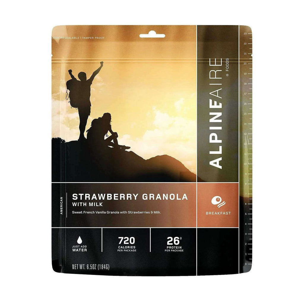 AlpineAire Strawberry Granola with Milk,EQUIPMENTCOOKINGFOOD,ALPINEAIRE FOOD,Gear Up For Outdoors,
