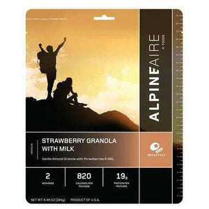 AlpineAire Strawberry Granola with Milk,EQUIPMENTCOOKINGFOOD,ALPINEAIRE FOOD,Gear Up For Outdoors,