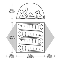 Big Agnes Blacktail 4 Superlight Tent (4 Person/3 Season),EQUIPMENTTENTS4 PERSON,BIG AGNES,Gear Up For Outdoors,