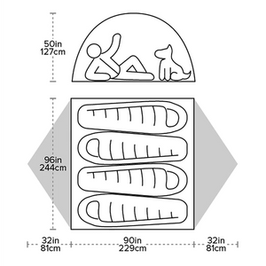 Big Agnes Blacktail 4 Superlight Tent (4 Person/3 Season),EQUIPMENTTENTS4 PERSON,BIG AGNES,Gear Up For Outdoors,