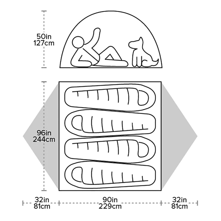Big Agnes Blacktail 4 Superlight Tent (4 Person/3 Season),EQUIPMENTTENTS4 PERSON,BIG AGNES,Gear Up For Outdoors,