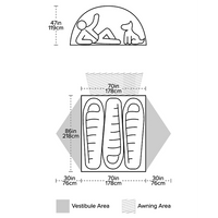 Big Agnes Salt Creek SL3 Superlight Tent (3 Person/3 Season),EQUIPMENTTENTS3 PERSON,BIG AGNES,Gear Up For Outdoors,