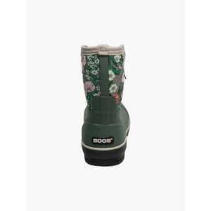 Bogs Womens Classic II Mid Vintage Floral Boot,WOMENSFOOTWEARRUBBER,BOGS,Gear Up For Outdoors,