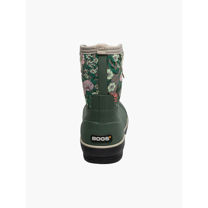 Bogs Womens Classic II Mid Vintage Floral Boot,WOMENSFOOTWEARRUBBER,BOGS,Gear Up For Outdoors,
