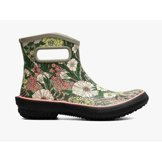 Bogs Womens Patch Ankle Boot Vintage Floral,WOMENSFOOTWEARRUBBER,BOGS,Gear Up For Outdoors,