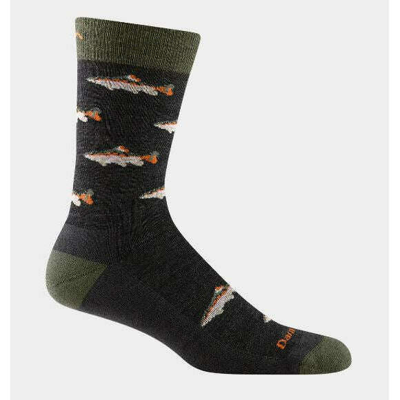 Darn Tough Mens Spey Fly Crew Sock,MENSSOCKSLIGHT,DARN TOUGH,Gear Up For Outdoors,