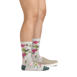 Darn Tough Womens Birds Of A Feather Sock,WOMENSSOCKSLIGHT,DARN TOUGH,Gear Up For Outdoors,