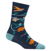 Darn Tough Womens Birds Of A Feather Sock,WOMENSSOCKSLIGHT,DARN TOUGH,Gear Up For Outdoors,