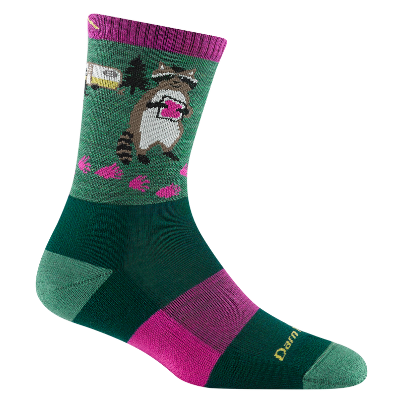 Darn Tough Womens Critter Club Micro Sock,WOMENSSOCKSLIGHT,DARN TOUGH,Gear Up For Outdoors,