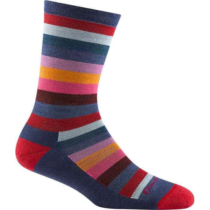 Darn Tough Womens Mystic Stripe Crew Sock,WOMENSSOCKSULTRALIGHT,DARN TOUGH,Gear Up For Outdoors,