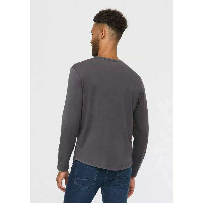 DUER Mens Pure Pima Vintage Henley,MENSSHIRTSLS TEE SLD,DU/ER,Gear Up For Outdoors,