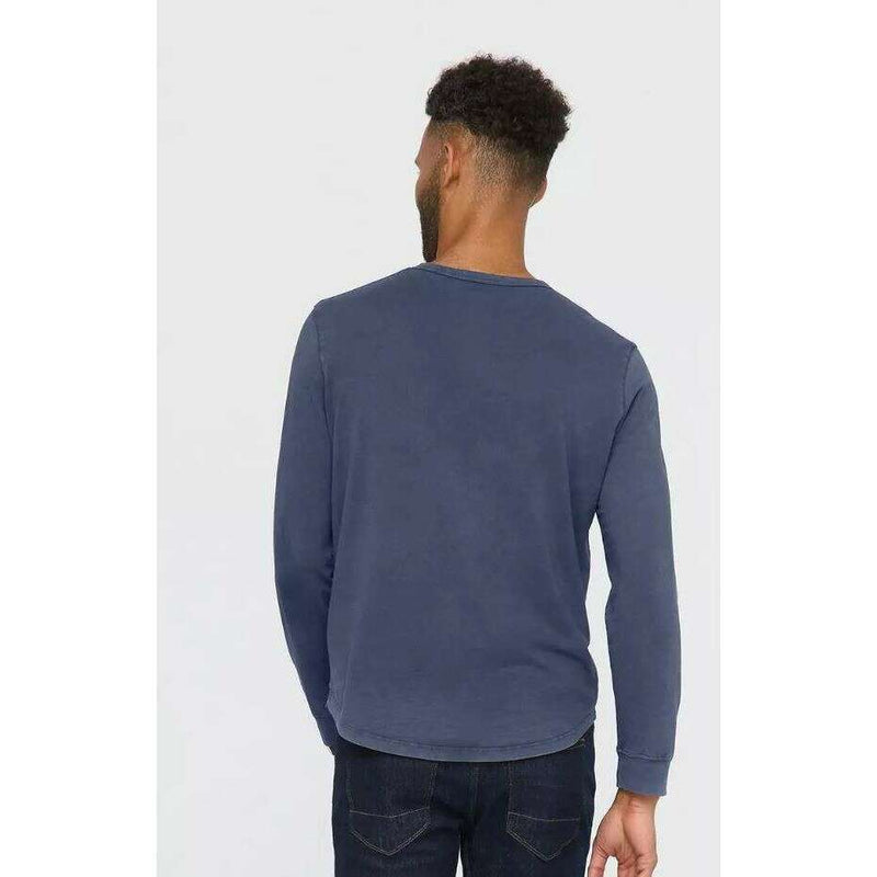 DUER Mens Pure Pima Vintage Henley,MENSSHIRTSLS TEE SLD,DU/ER,Gear Up For Outdoors,