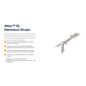 ENO Atlas XL Suspension System,EQUIPMENTFURNITUREHAMMOCKS,ENO,Gear Up For Outdoors,