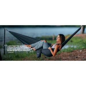 Eno TravelNest Hammock & Straps Combo,EQUIPMENTFURNITUREHAMMOCKS,ENO,Gear Up For Outdoors,