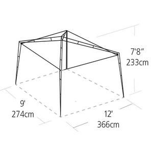 Eureka NoBugZone 3-in-1 Screenhouse,EQUIPMENTTENTSSHELTERS,EUREKA,Gear Up For Outdoors,