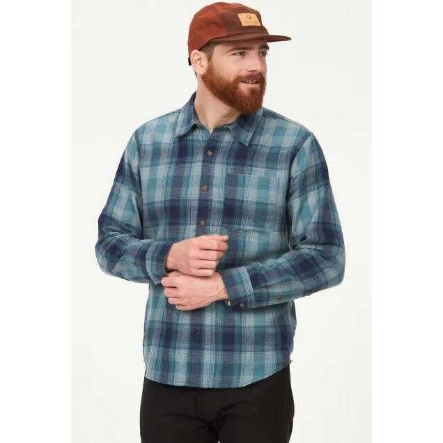 Marmot Mens Fairfax Novelty Lightweight LS Flannel,MENSSHIRTLS BUT PTN,MARMOT,Gear Up For Outdoors,
