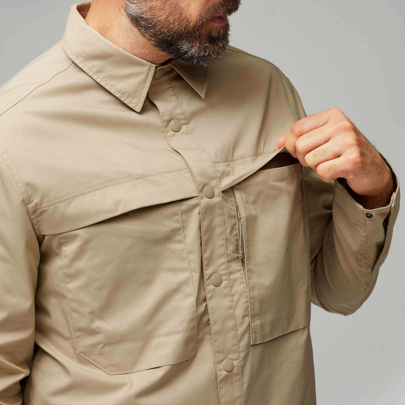 Fjallraven Mens Abisko Trail LS Shirt,MENSSHIRTLS BUT SLD,FJALLRAVEN,Gear Up For Outdoors,