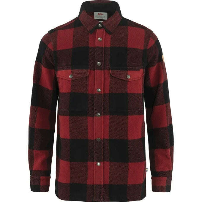 Fjallraven Mens Canada Long Sleeve Shirt,MENSSHIRTLS BUT PTN,FJALLRAVEN,Gear Up For Outdoors,