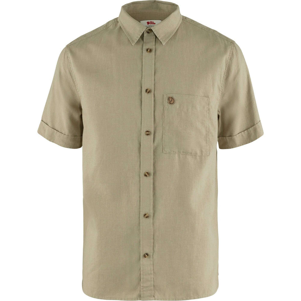 Fjallraven Mens Ovik Travel SS Shirt,MENSSHIRTSSS BUT PTN,FJALLRAVEN,Gear Up For Outdoors,