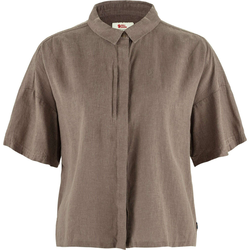 Fjallraven Womens Ovik Hemp Camp SS Shirt,WOMENSSHIRTSSS BUT SLD,FJALLRAVEN,Gear Up For Outdoors,