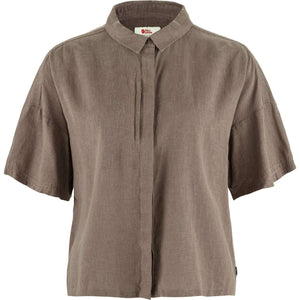 Fjallraven Womens Ovik Hemp Camp SS Shirt,WOMENSSHIRTSSS BUT SLD,FJALLRAVEN,Gear Up For Outdoors,