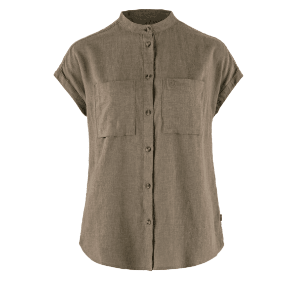Fjallraven Womens Ovik Hemp SS Shirt,WOMENSSHIRTSSS BUT SLD,FJALLRAVEN,Gear Up For Outdoors,