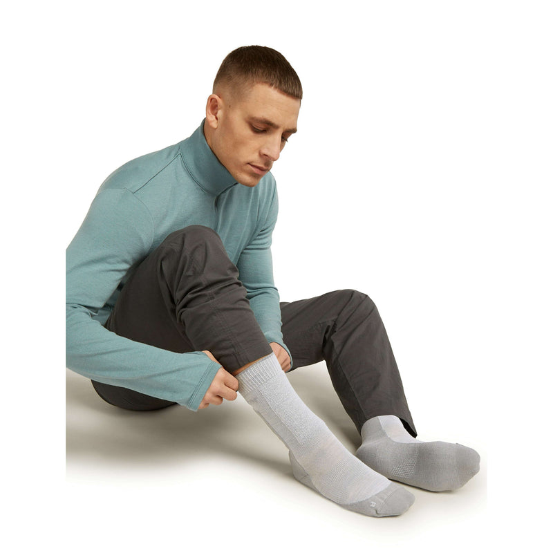 Icebreaker Mens Hike+ Medium Crew Socks,MENSSOCKSMEDIUM,ICEBREAKER,Gear Up For Outdoors,