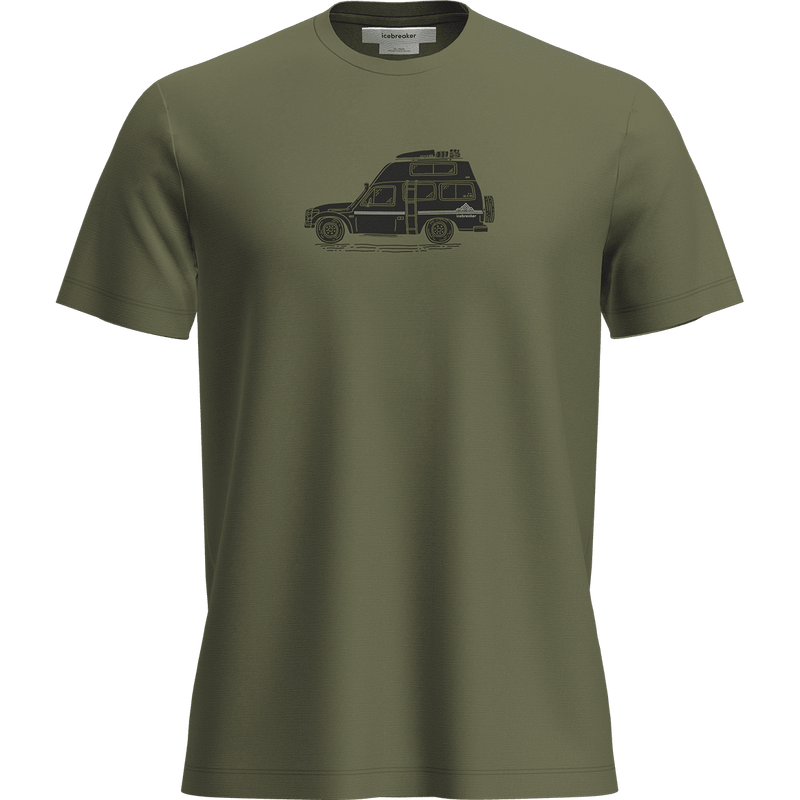 Icebreaker Mens Merino 150 Tech Lite SS Cozy Camper,MENSSHIRTSSS TEE PNT,ICEBREAKER,Gear Up For Outdoors,