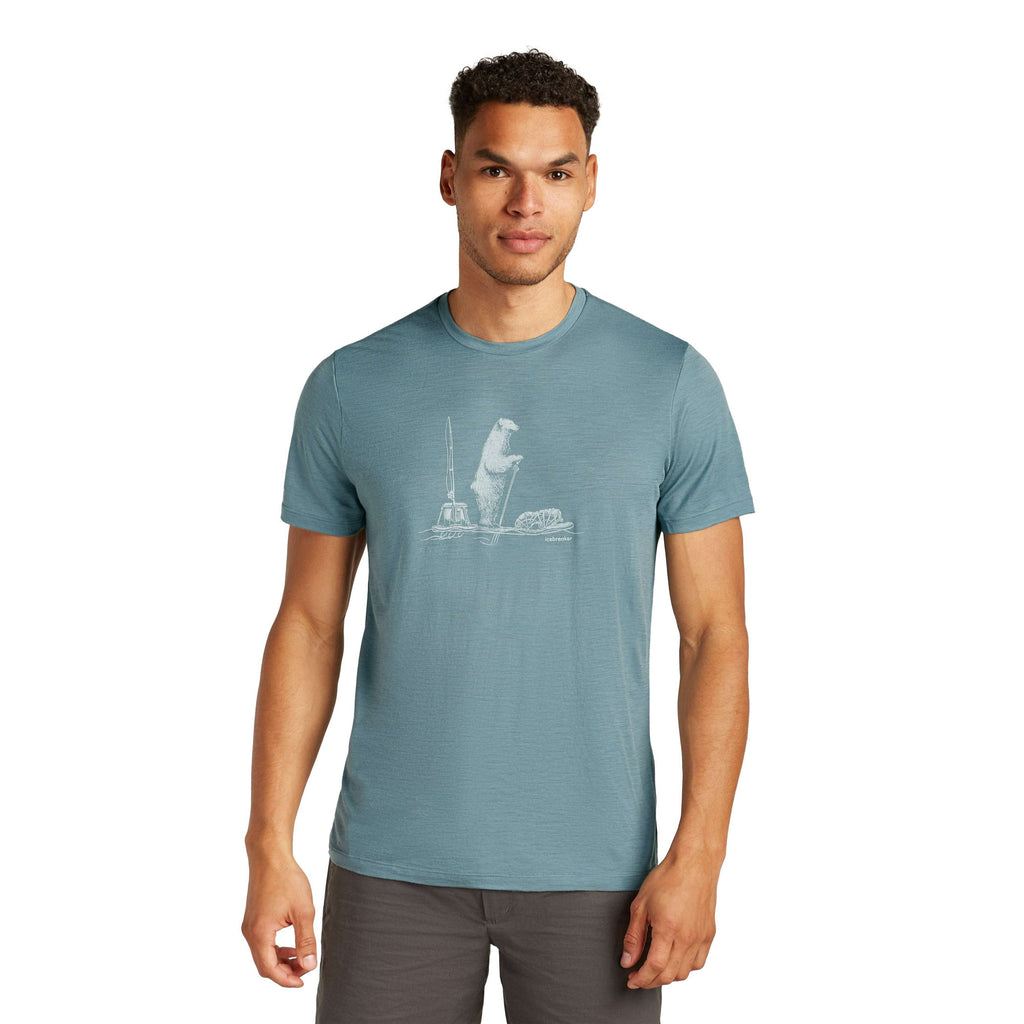 Icebreaker Mens Merino 150 Tech Lite SS Polar Paddle,MENSSHIRTSSS TEE PNT,ICEBREAKER,Gear Up For Outdoors,
