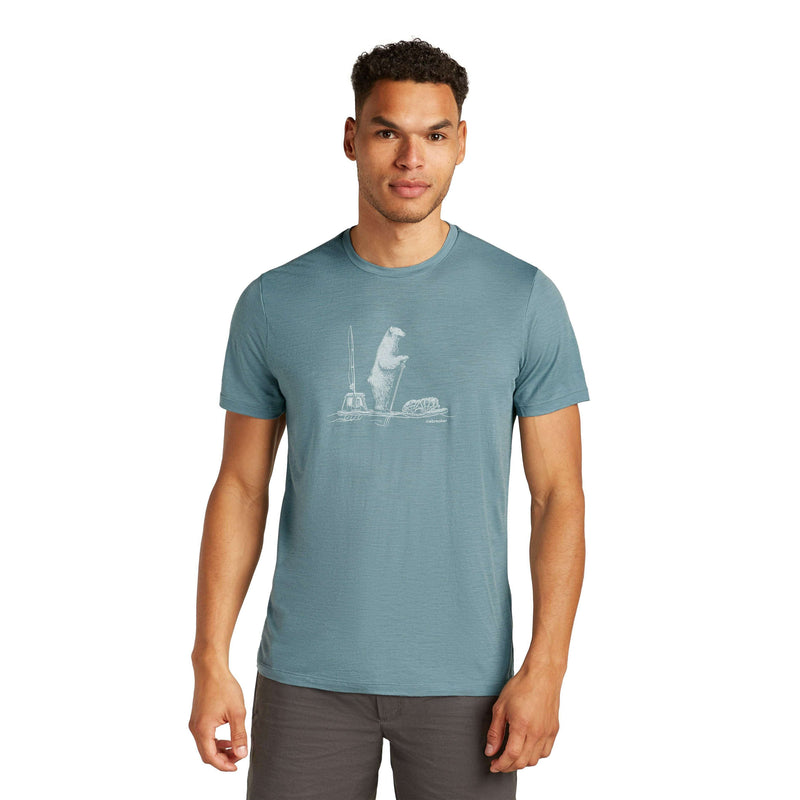 Icebreaker Mens Merino 150 Tech Lite SS Polar Paddle,MENSSHIRTSSS TEE PNT,ICEBREAKER,Gear Up For Outdoors,