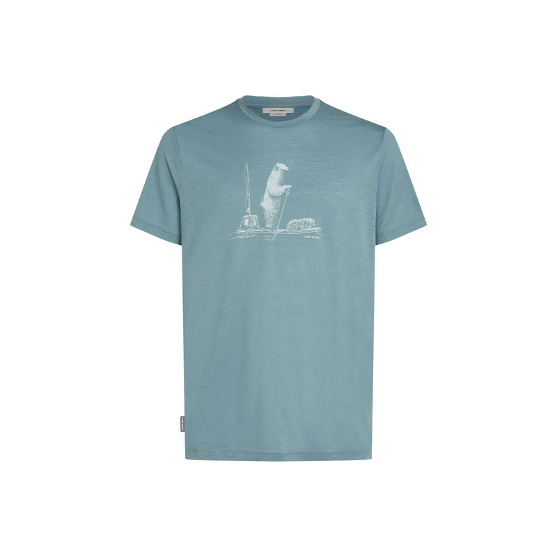 Icebreaker Mens Merino 150 Tech Lite SS Polar Paddle,MENSSHIRTSSS TEE PNT,ICEBREAKER,Gear Up For Outdoors,