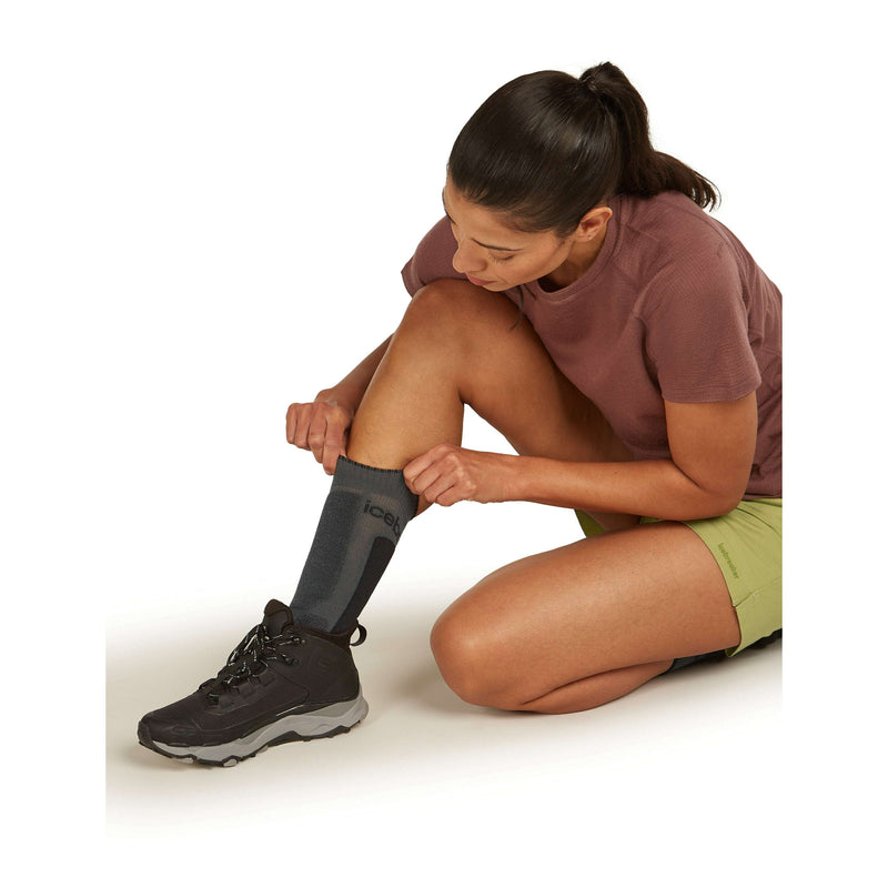 Icebreaker Womens Hike+ Heavy Crew Sock,WOMENSSOCKSHEAVY,ICEBREAKER,Gear Up For Outdoors,