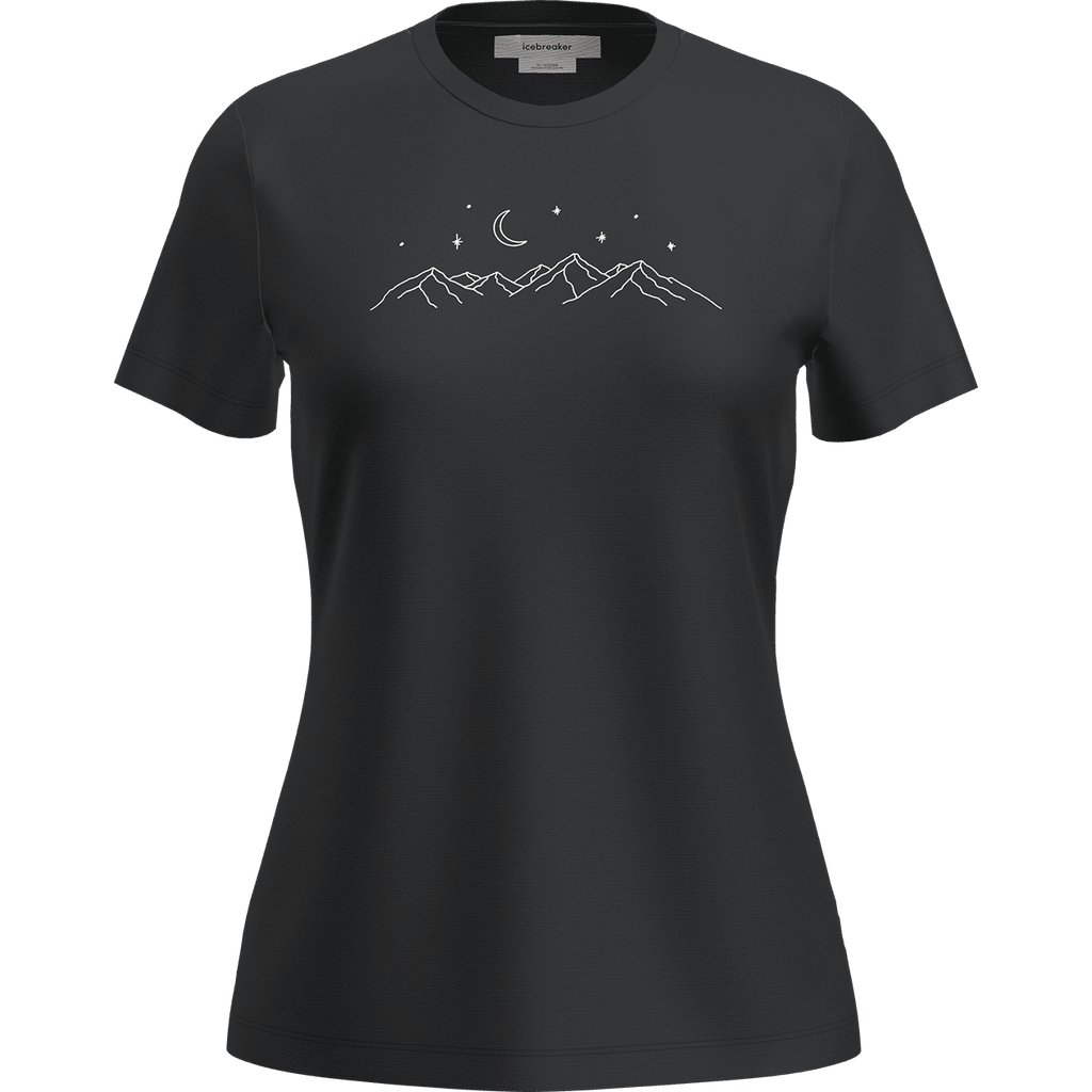 Icebreaker  Womens Merino 150 Tech Lite Sparkling Stars SS Tee,WOMENSSHIRTSSS TEE PLD,ICEBREAKER,Gear Up For Outdoors,
