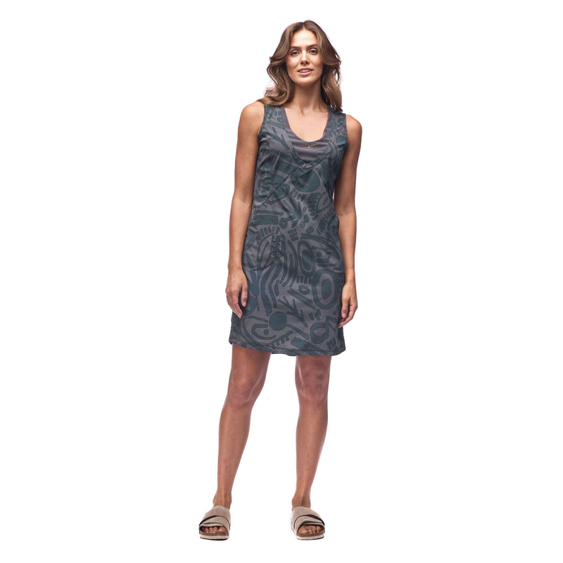 Indyeva Womens Liike V Sleeveless Dress,WOMENSDRESSESALL,INDYEVA,Gear Up For Outdoors,