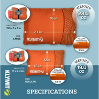 Klymit Drift Camp Pillow,EQUIPMENTSLEEPINGPILLOWS,KLYMIT,Gear Up For Outdoors,