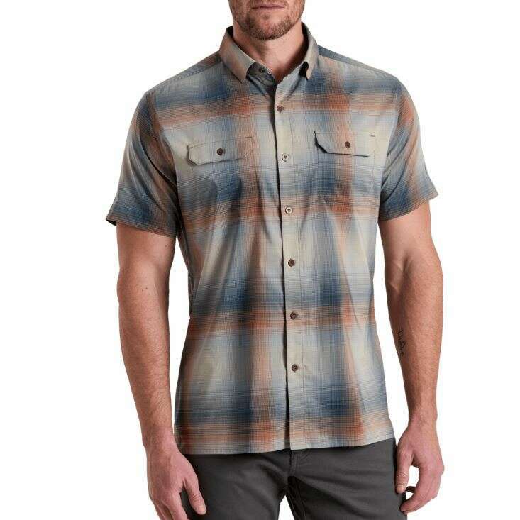 Kuhl Mens Response SS Shirt,MENSSHIRTSSS BUT PTN,KUHL,Gear Up For Outdoors,