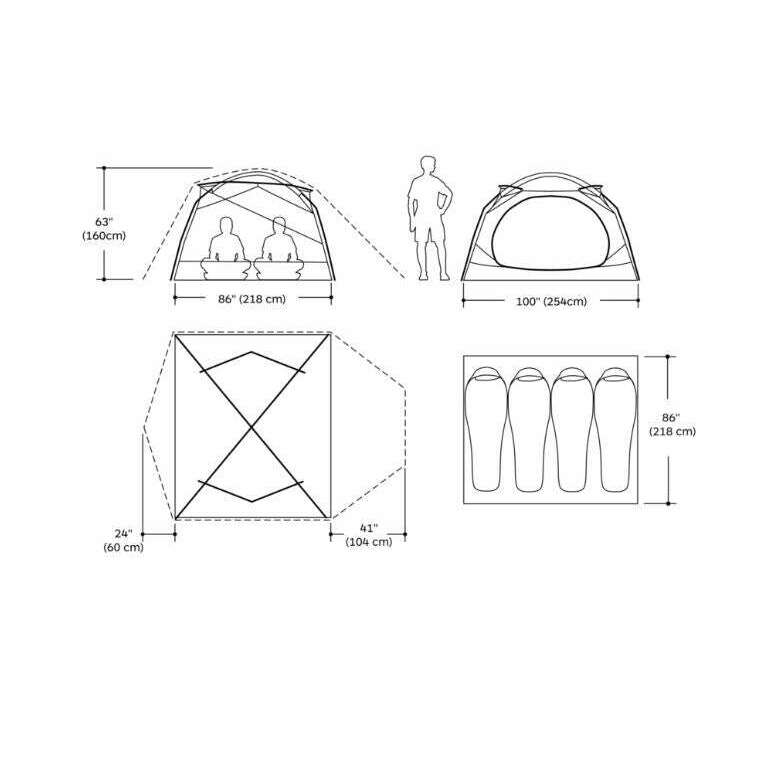 Marmot Limestone 4P Tent (4 Person/3 Season),EQUIPMENTTENTS4 PERSON,MARMOT,Gear Up For Outdoors,