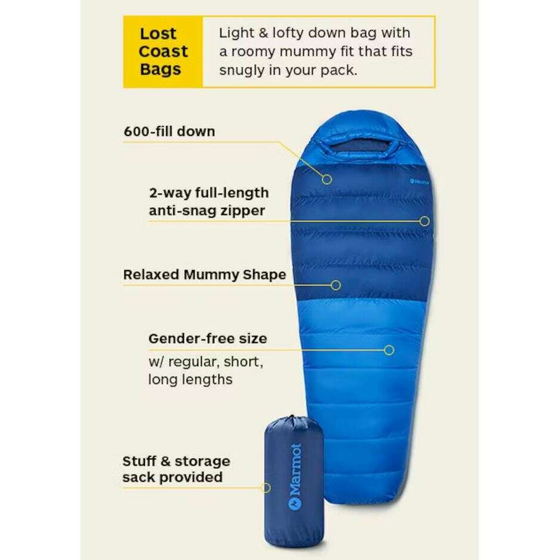 Marmot Lost Coast 30 Sleeping Bag (30°F/-1°C),EQUIPMENTSLEEPING25 TO 2,MARMOT,Gear Up For Outdoors,