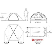 Marmot Tungsten 2P Tent (2 Person/3 Season) Footprint Included,EQUIPMENTTENTS2 PERSON,MARMOT,Gear Up For Outdoors,