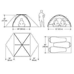Marmot Tungsten 3P Tent (3 Person/3 Season) Footprint Included,EQUIPMENTTENTS3 PERSON,MARMOT,Gear Up For Outdoors,