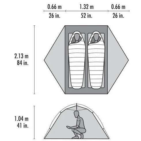 MSR Elixir 2 Person Tent Updated,EQUIPMENTTENTS2 PERSON,MSR,Gear Up For Outdoors,