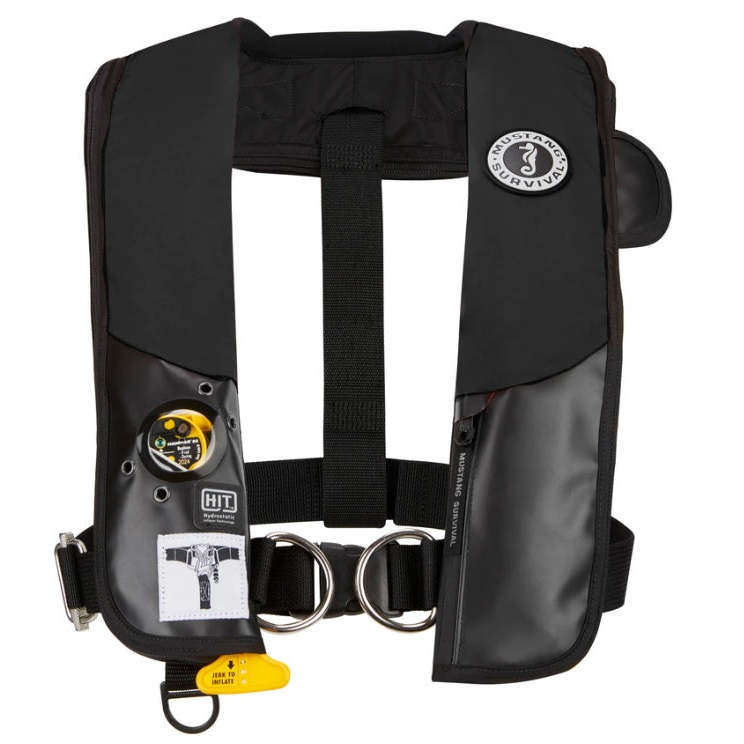 Mustang Survival H.I.T. Inflatable PFD With Sailing Harness (Automatic Hydrostatic Activation),EQUIPMENTFLOTATIONPFD INFLAT,MUSTANG,Gear Up For Outdoors,