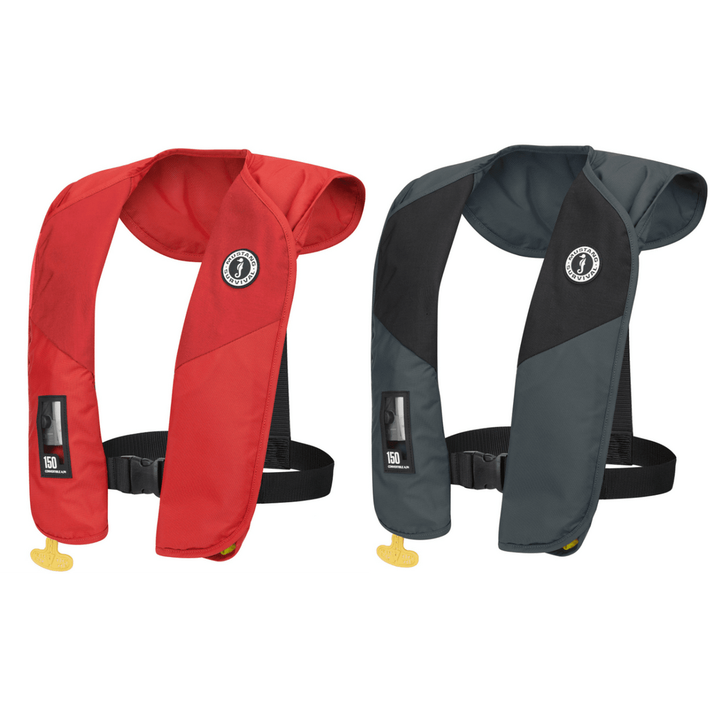 Mustang Survival M.I.T. 150 Convertible A/M Inflatable PFD (Automatic/Manual),EQUIPMENTFLOATIONINFLATABLE,MUSTANG,Gear Up For Outdoors,